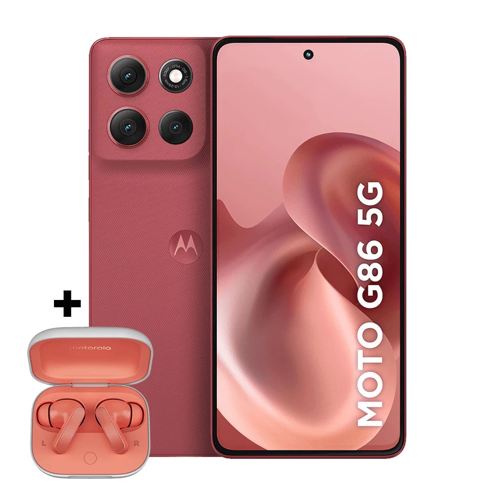 📱Smartphone Motorola Moto g86 5G + Moto Buds - 256GB, 8GB RAM+16GB Ram Boost 50MP Sony ca