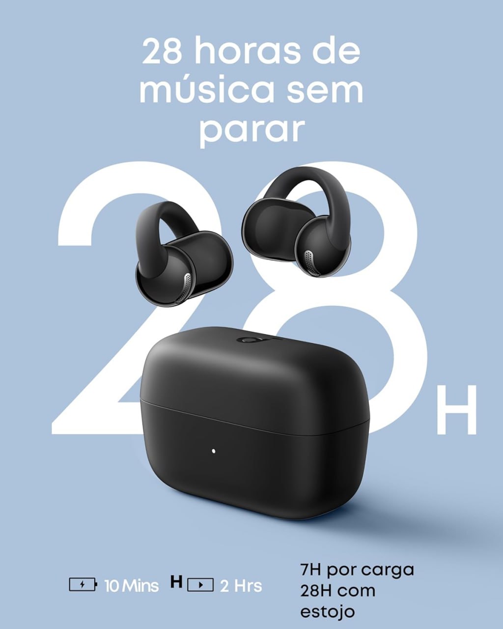 🎧 28H DE BATERIA NEM FAZ FALTA TOMADA