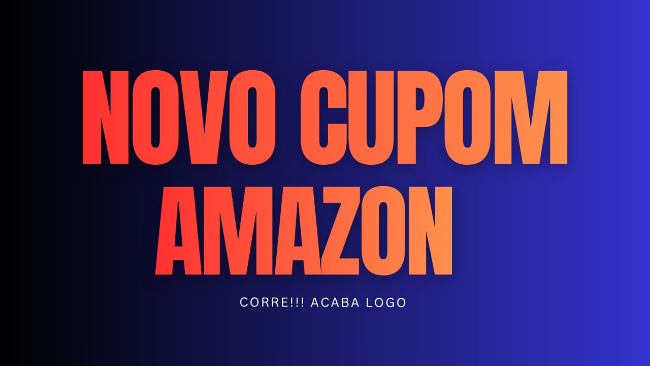 🟣 NOVO CUPOM AMAZON!