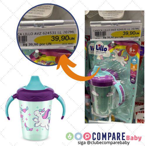 😍 Caneca Antivazamento Magia - Lillo, Lilás