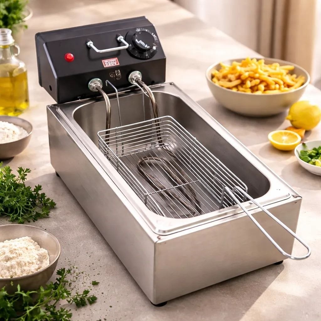 Fritadeira Elétrica Industrial Econômica Cuba 3L 110V