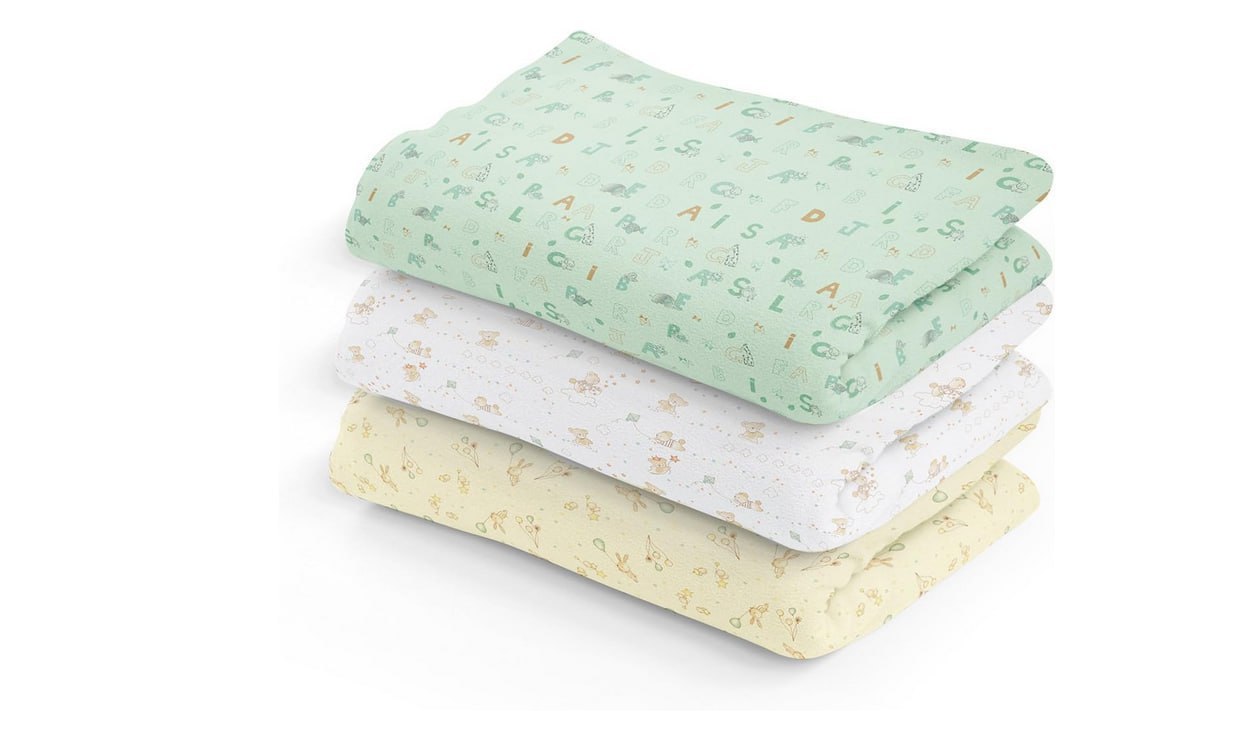 🫧 Papi Textil Cueiro Flanelado Papi Estampado 100Cm X 80Cm Contém 03 Un