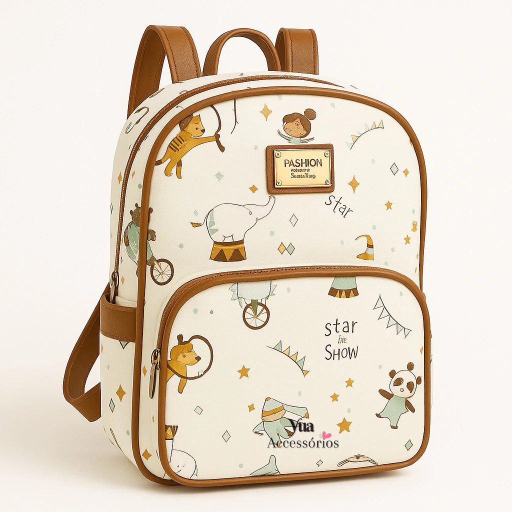 🛍️ Mochila materninade menino e menina , bolsa de costas para passeio , escola , creche e