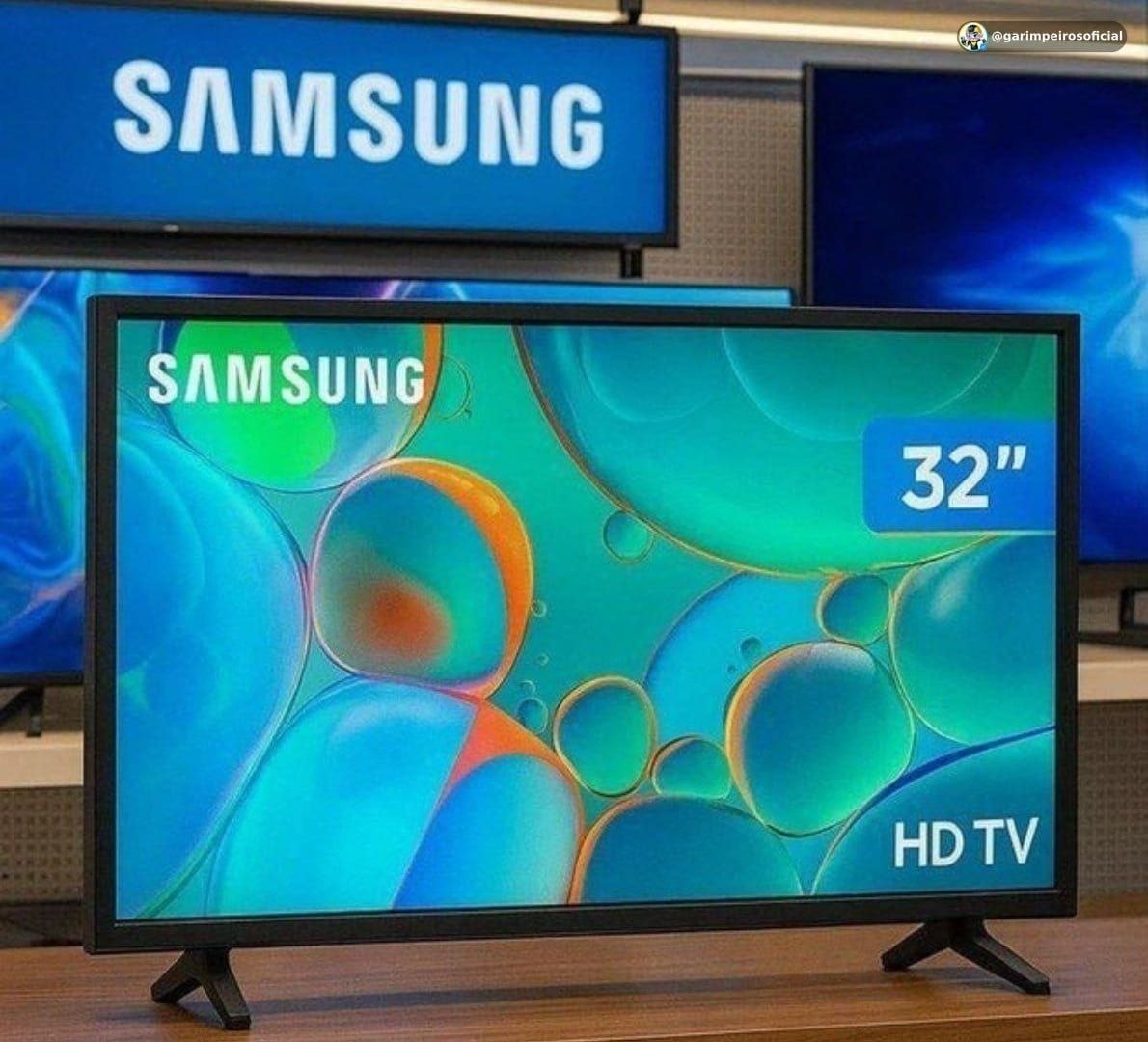 Smart TV Samsung 32" HD Tizen HDR Wi-Fi HDMI Bivolt Preta
