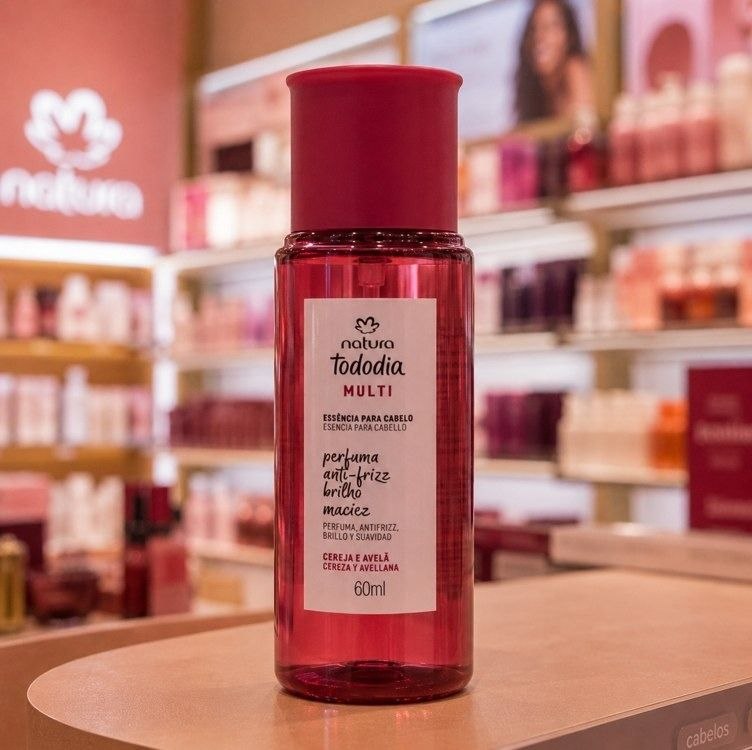 Essência Para Cabelos Natura Tododia Cereja E Avelã 60ml