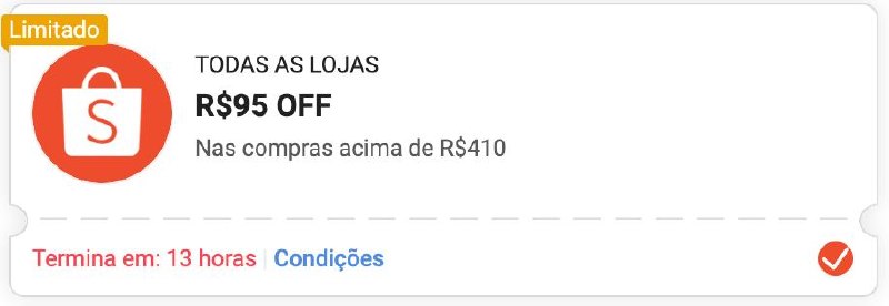 🚨SAIU CUPOM SHOPEE🚨