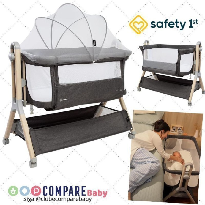 😍 Berço Co-Bed Safety 1st, Palace, Grey