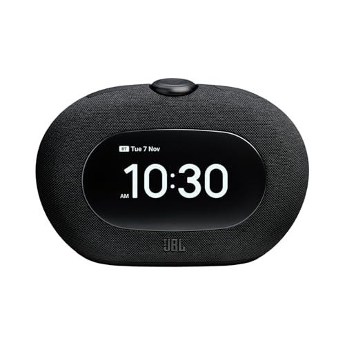🛍️ JBL, Caixa de Som com Rádio-relógio FM, Horizon 3, 5 W RMS, Bluetooth, USB-C - Preto