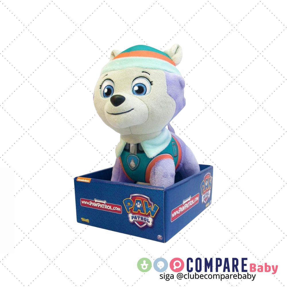 😍 Pelúcia Everest, 12', Patrulha Canina, Sunny