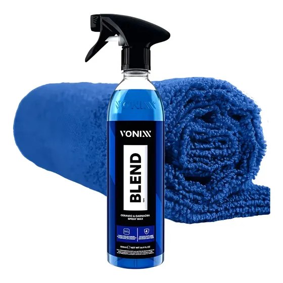 🔥 Cera Líquida Blend Spray Carnaúba Vonixx 500ml + Toalha Microfibra