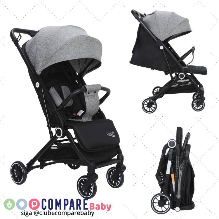 😍 Carrinho De Bebê Passeio Nivi Maxi Baby, Cinza