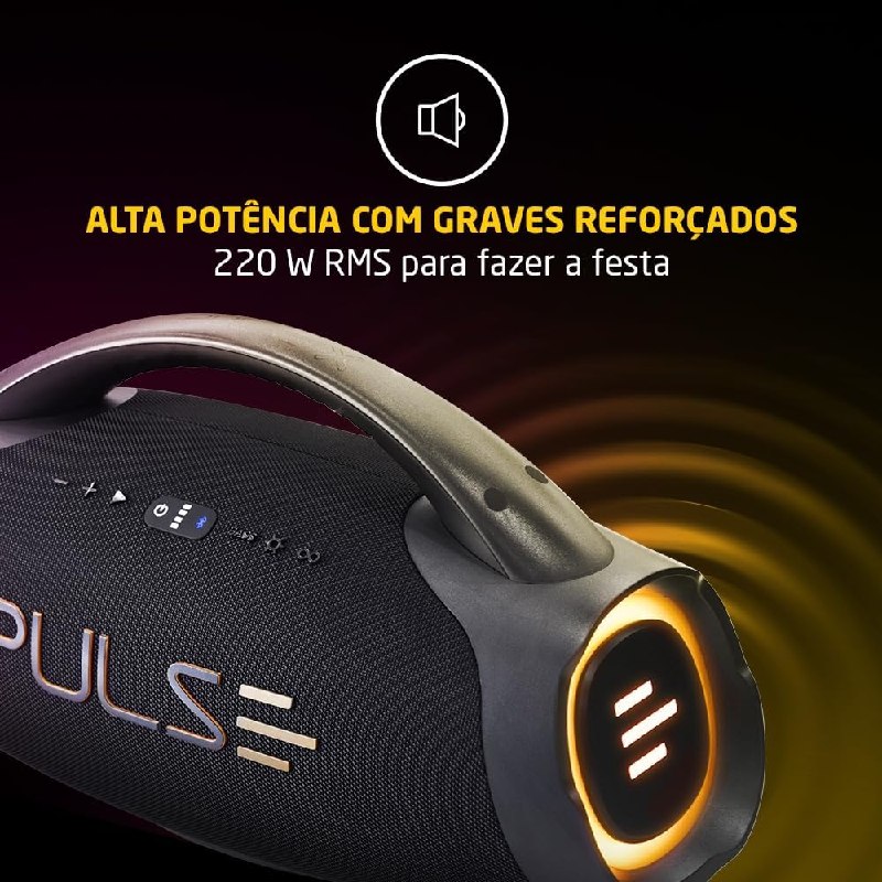 🔊 220W RMS LEVANTA A MULTIDÃO INTEIRA