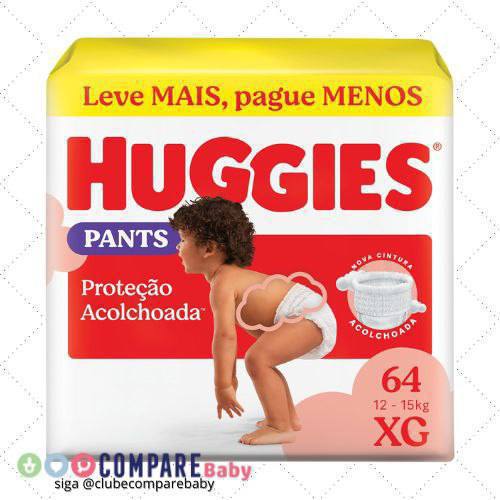 😍 Huggies Fralda Roupinha Supreme Care XG 64 Un
