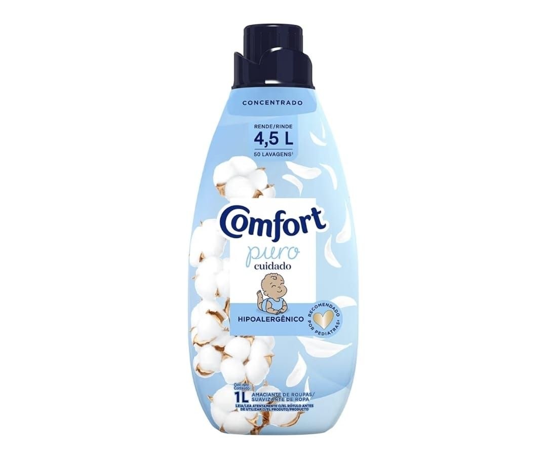 Amaciante Concentrado Comfort Puro Cuidado 1 L