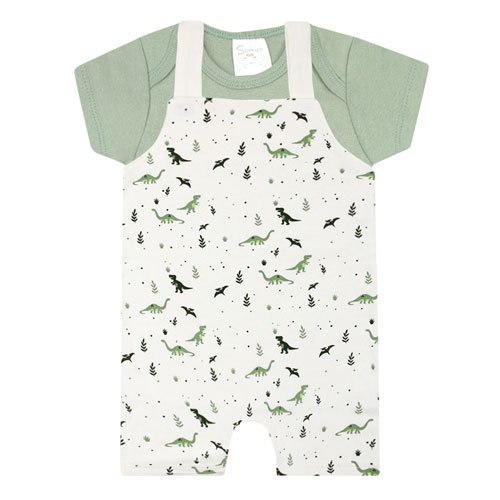 🛍️ Conjunto Jardineira Menino E Menina Roupas de Bebê Conjunto Bebê