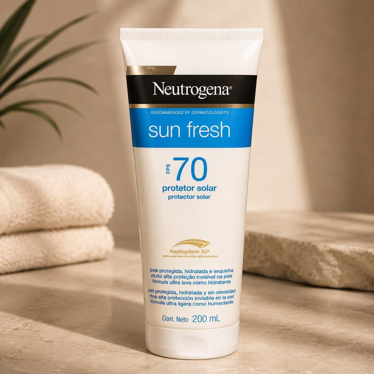 Protetor Solar Corporal Sun Fresh Fps 70 200ml Neutrogena