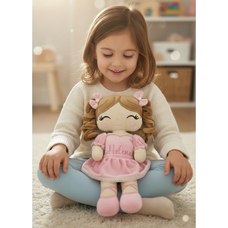 🛍️ Bonequinha 35cm personalizada com nome