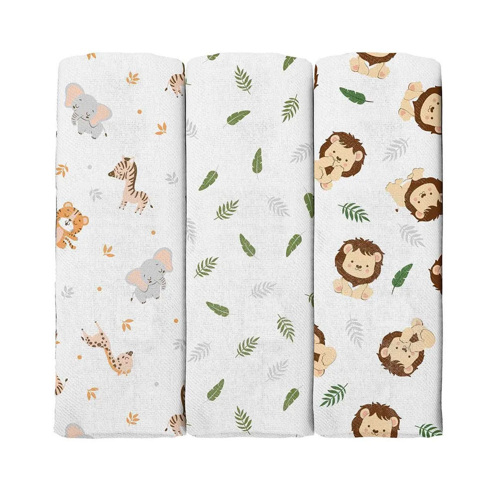 🛍️ Kit Cueiro Bublim Estampado  80cmX60cm - 3 Peças