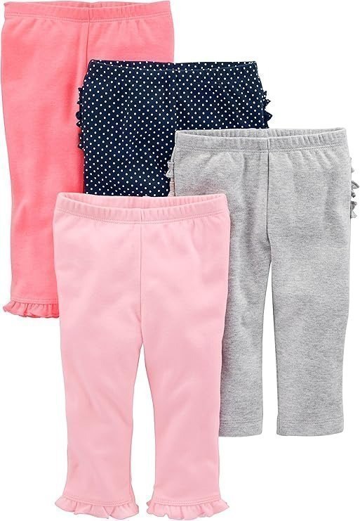 🫧 Calças Pacote com 4 calças Simple Joys by Carter'sMeninas tam 0-3m