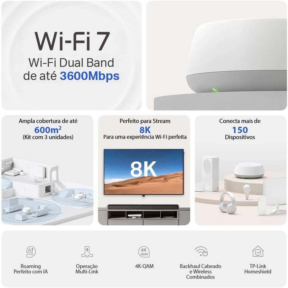 🏠 WI-FI 7 COBRINDO A CASA INTEIRA