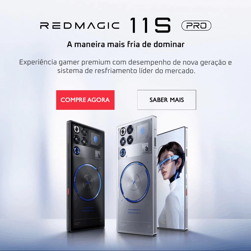 📱REDMAGIC 11S Pro Snapdragon 8 Elite Gen 5 Versão Líder 12+256 Resfriamento Líquido 7500m