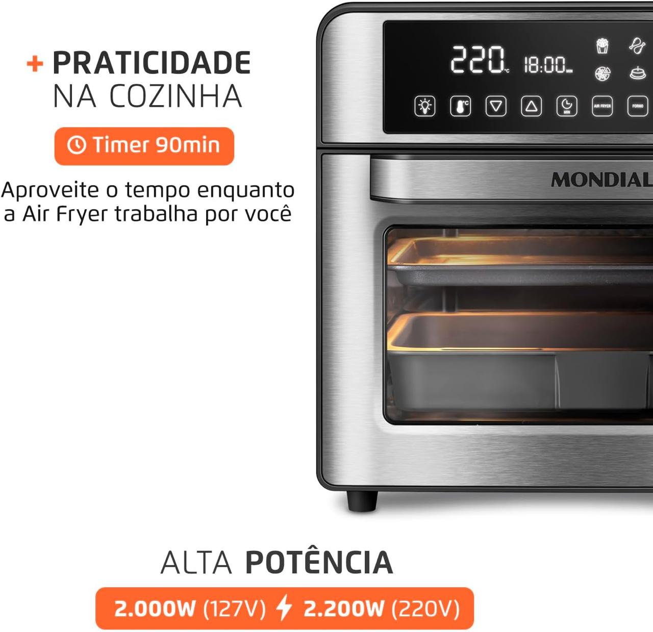 AIRFRYER FORNO GIGANTE DE 25L