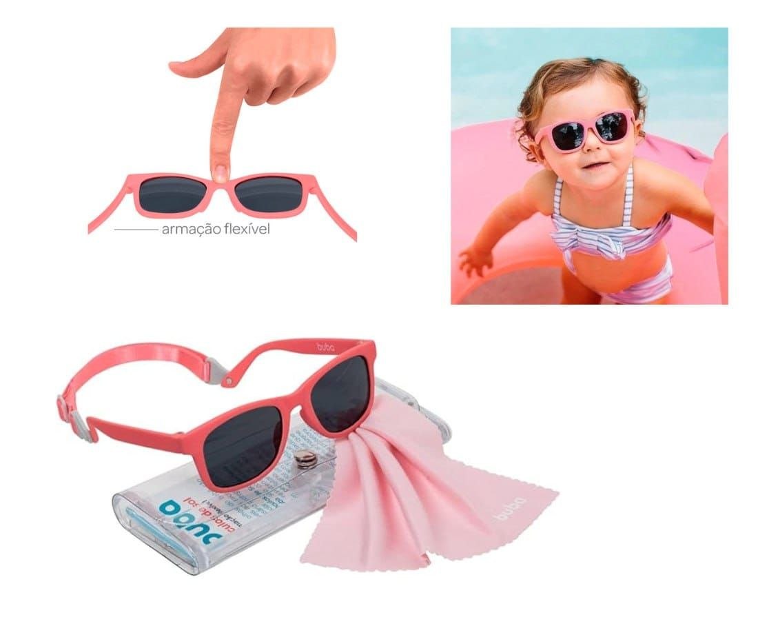 Óculos de Sol com alça ajustável Proteção UVA E UVB Buba