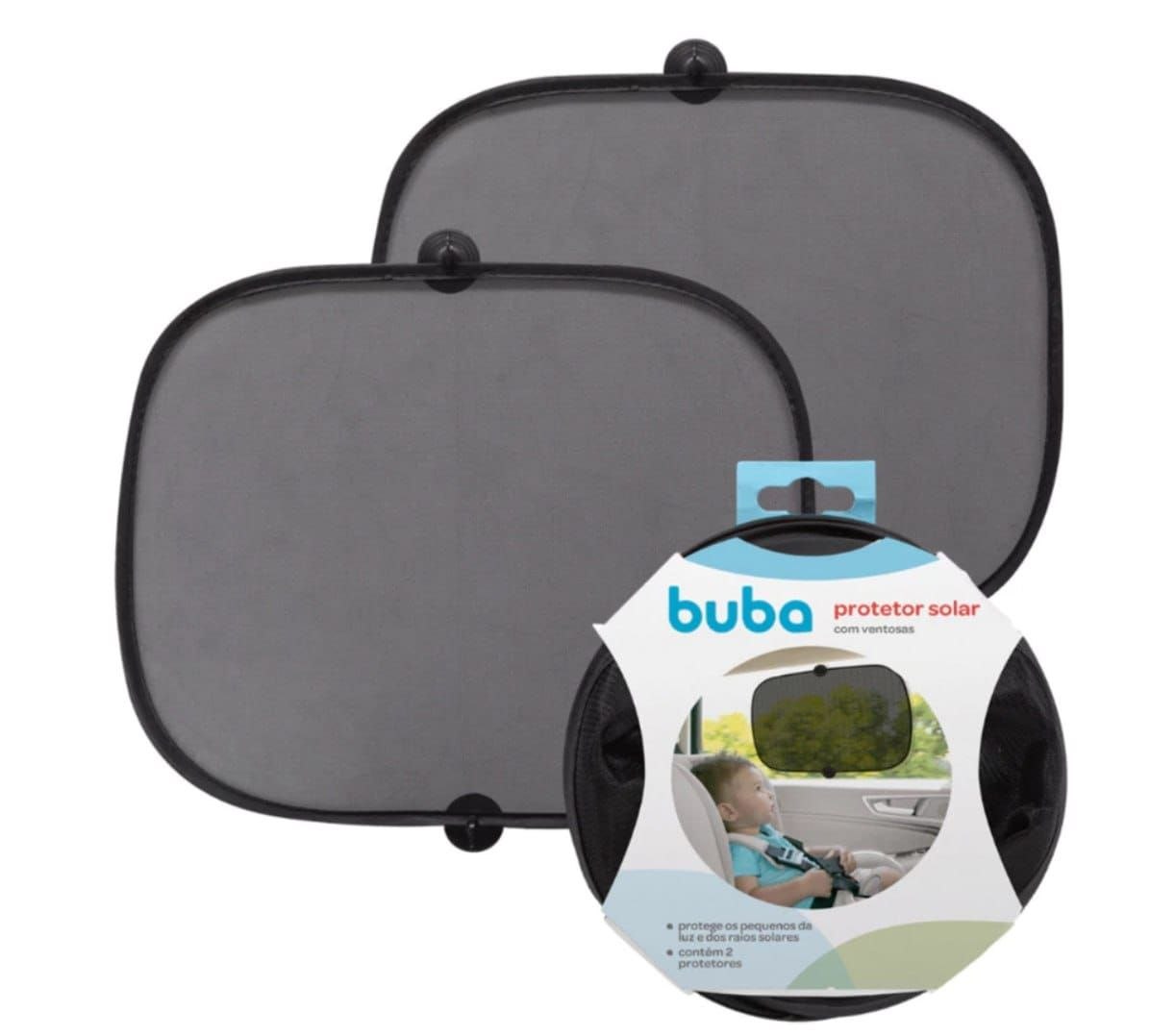 Kit Com 2 Protetor Solar blackout Carro Buba Com Ventosa
