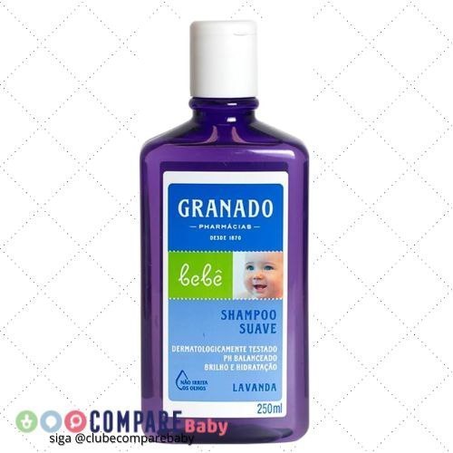 😍 Shampoo Bebê Lavanda, Granado, Lilás, 250ml