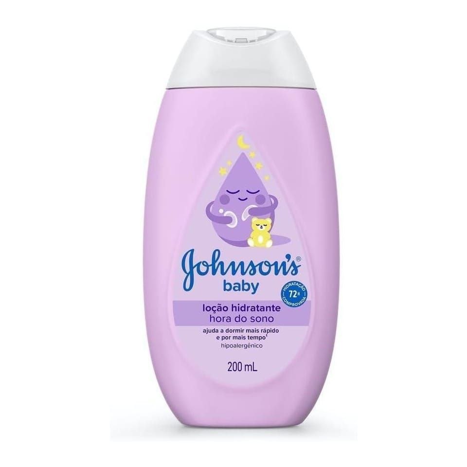 Loção Hidratante Relaxante Para Uso Diário Johnson's Baby Hora Do Sono, 200mL