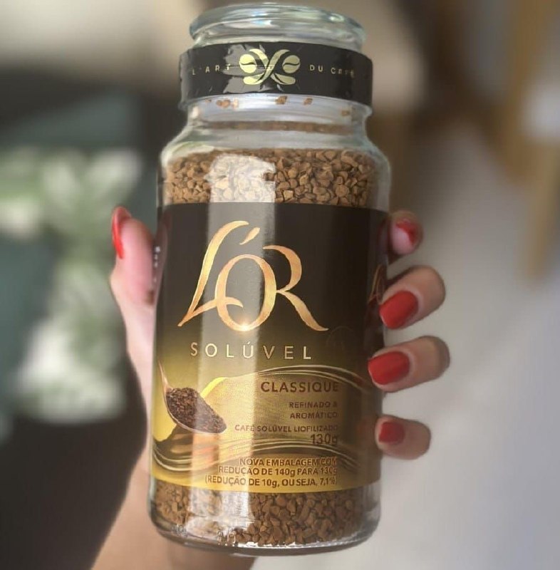 Café Solúvel Classique Pote de Vidro L'OR 130g