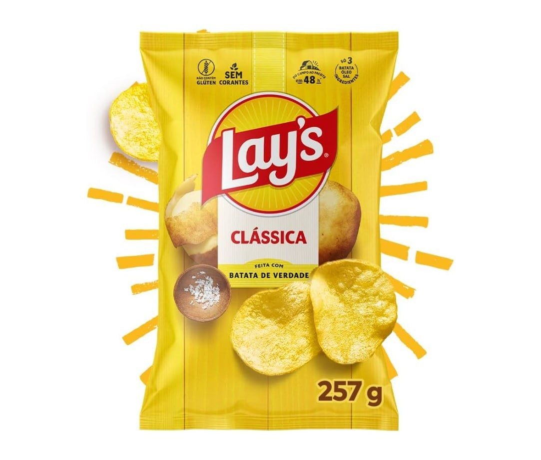 Batata Frita Lisa Clássica Lay's 257g