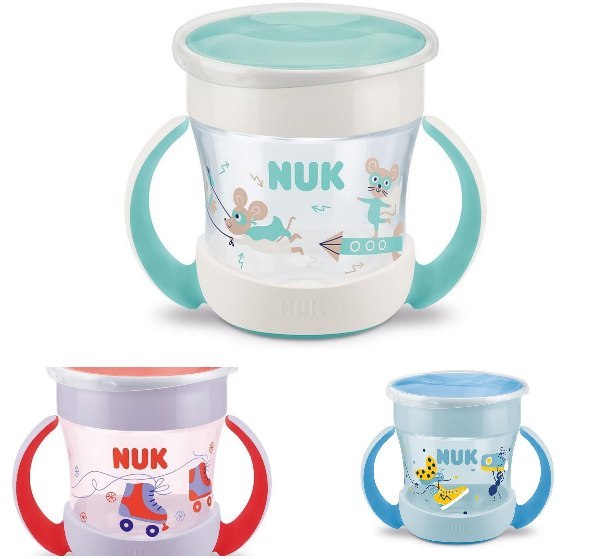🫧 NUK Copo Mini Magic Cup 360º Com Alça Evolution 160Ml