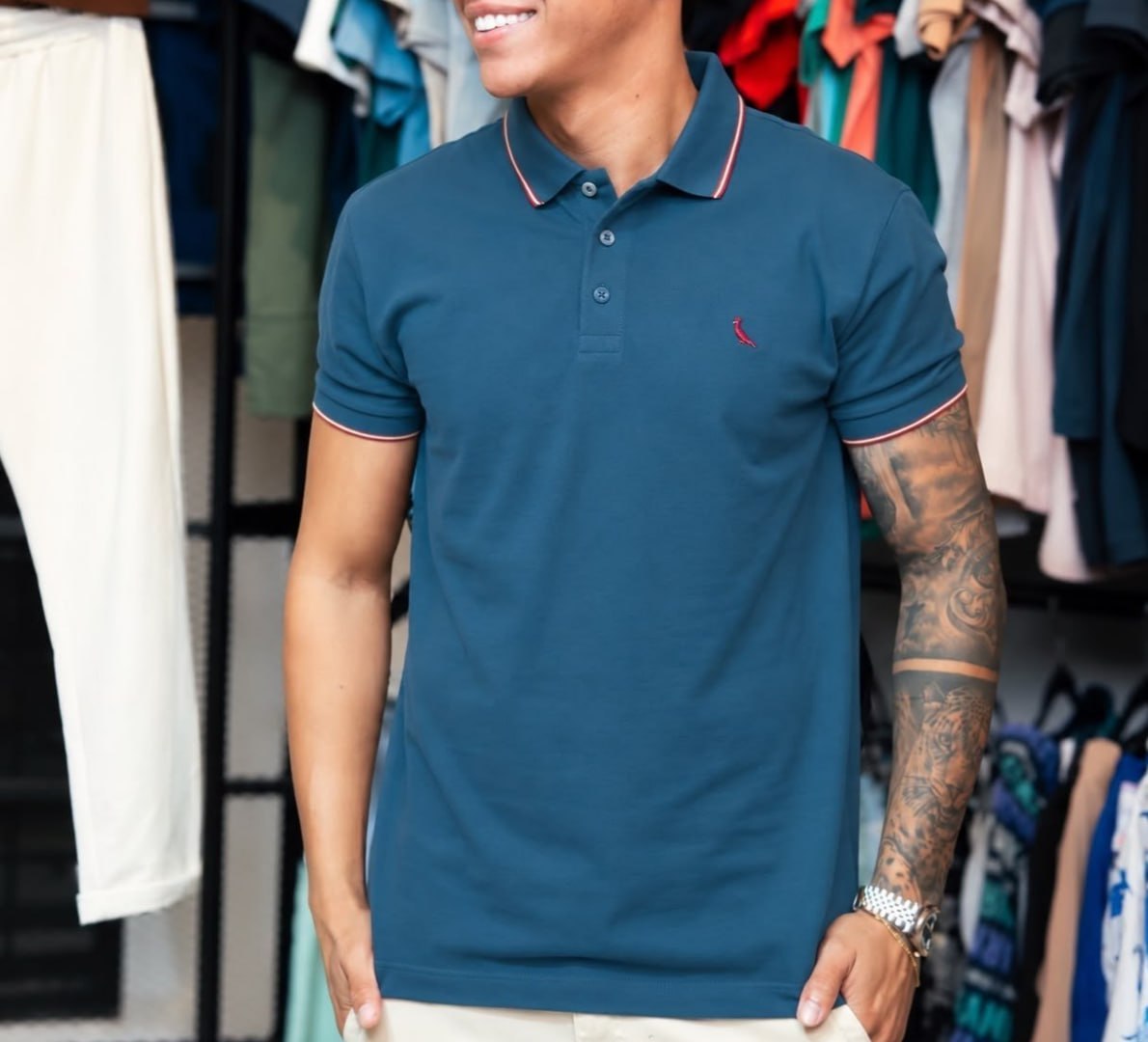 COM ESSA POLO, VOCÊ JÁ É A ESTRELA DO CHURRASCO! 🍖