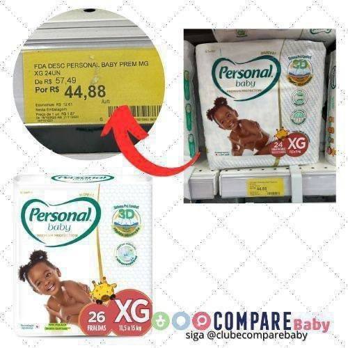 😍 Personal Fralda Baby Premium Protection Xg Com 26 Unidades