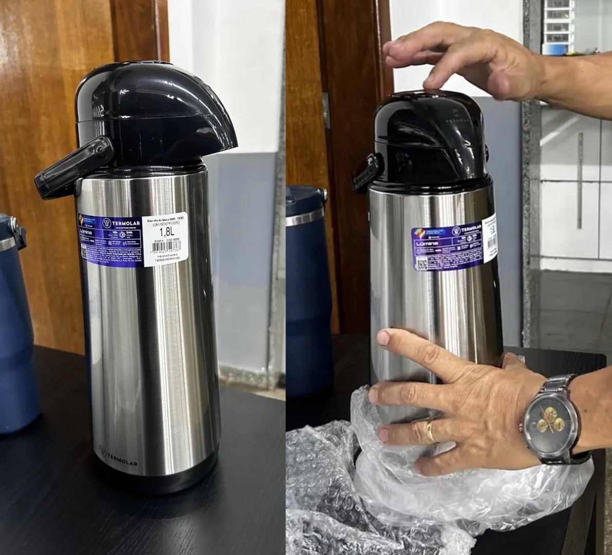 MANO, ESSA GARRAFA É IGUAL CORAÇÃO DE MÃE: SEMPRE CHEIA! 🥤