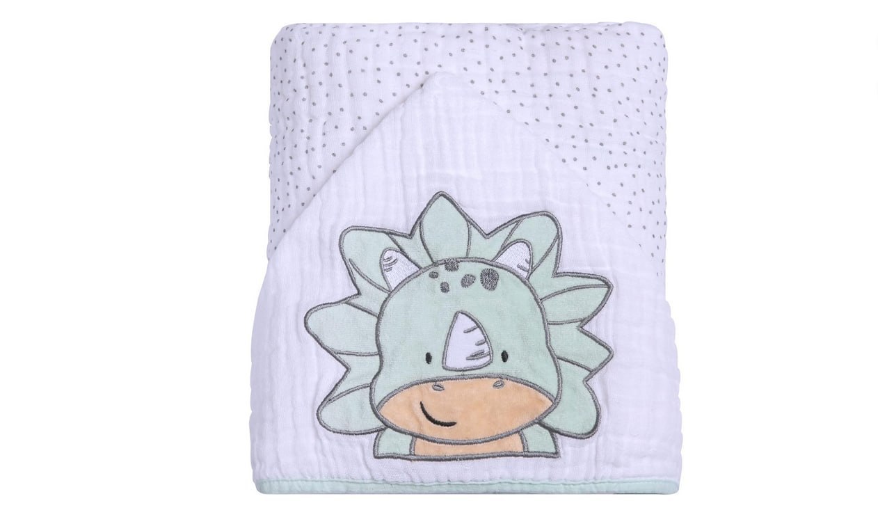 🫧 Papi Textil Toalha De Banho Soft Papi Friends C/Capuz Bord. 90Cm X 75Cm Contem 01 Un