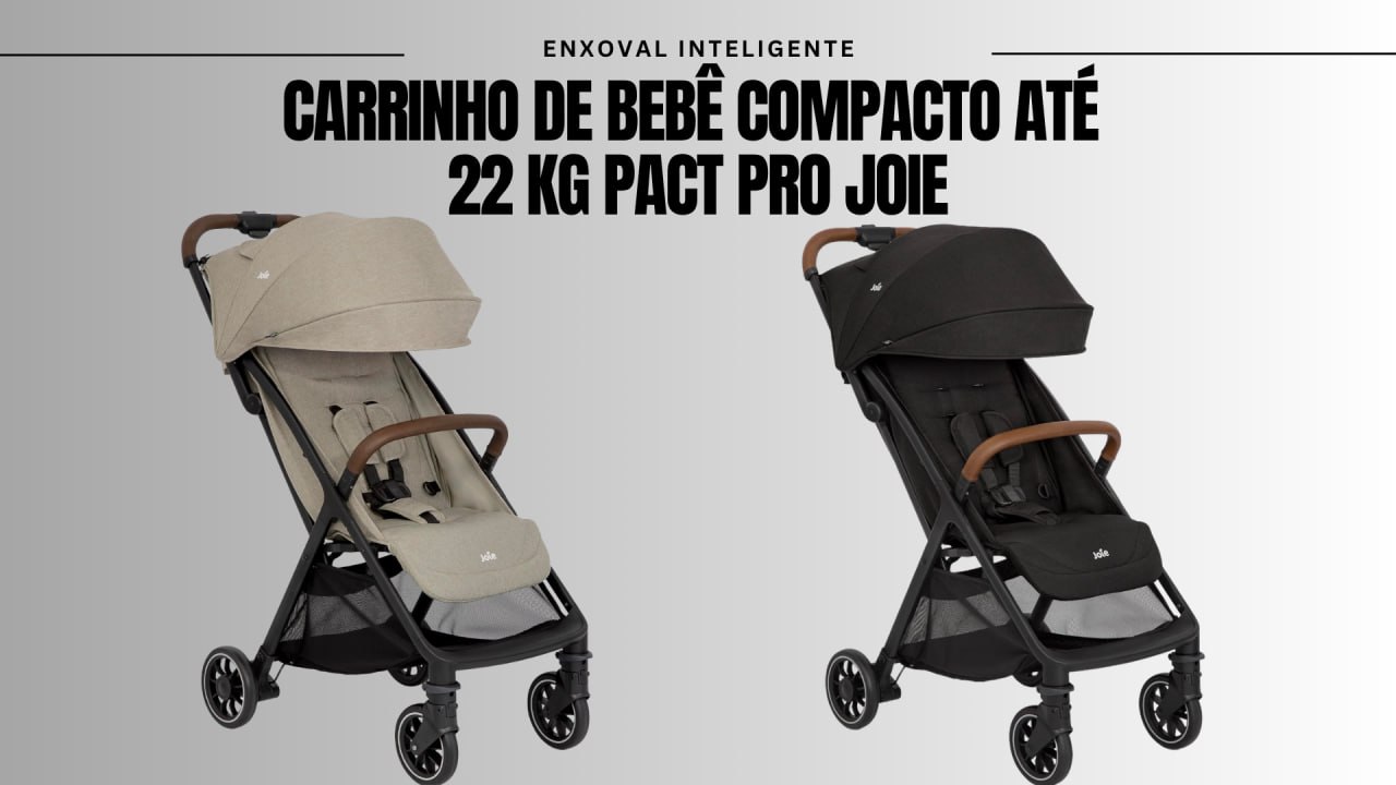 🫧 Carrinho de Bebê Compacto Pact Pro JOIE – até 22 kg