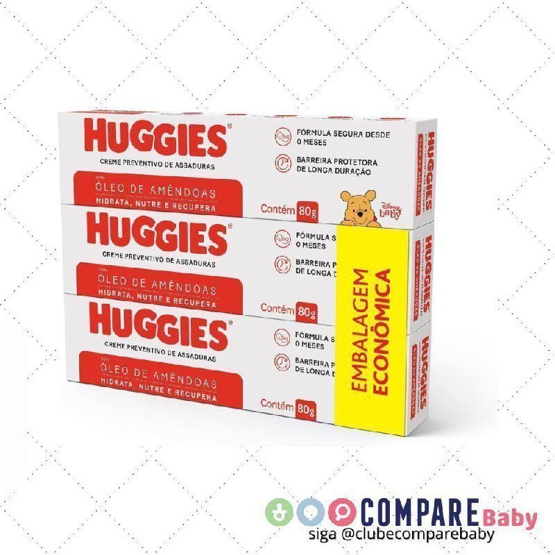 😍 HUGGIES Cremes De Assaduras Huggies Supreme Care - Kit Com 3 Unidades De 80G