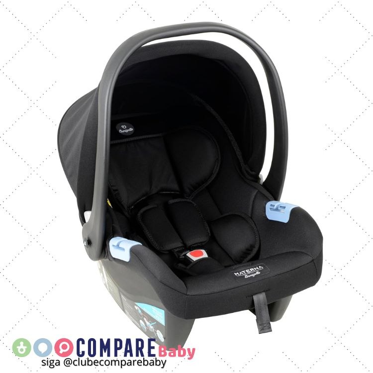😍 Bebê Conforto Cadeira para Auto Materna Preto Burigotto