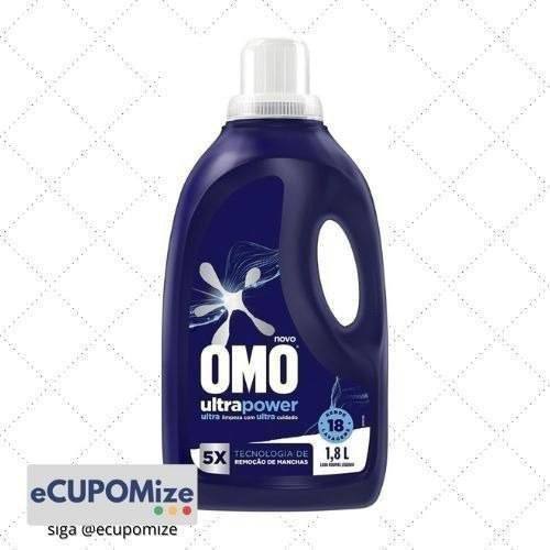 😍 OMO Lava-Roupas Líquido Omo Ultra Power Frasco 1 8L