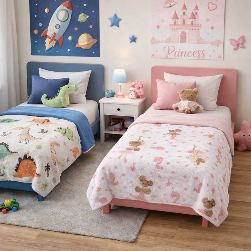 🛍️ Cobertor Manta Infantil Solteiro 1,80m x  2,0 m – Cobertor Aconchegante