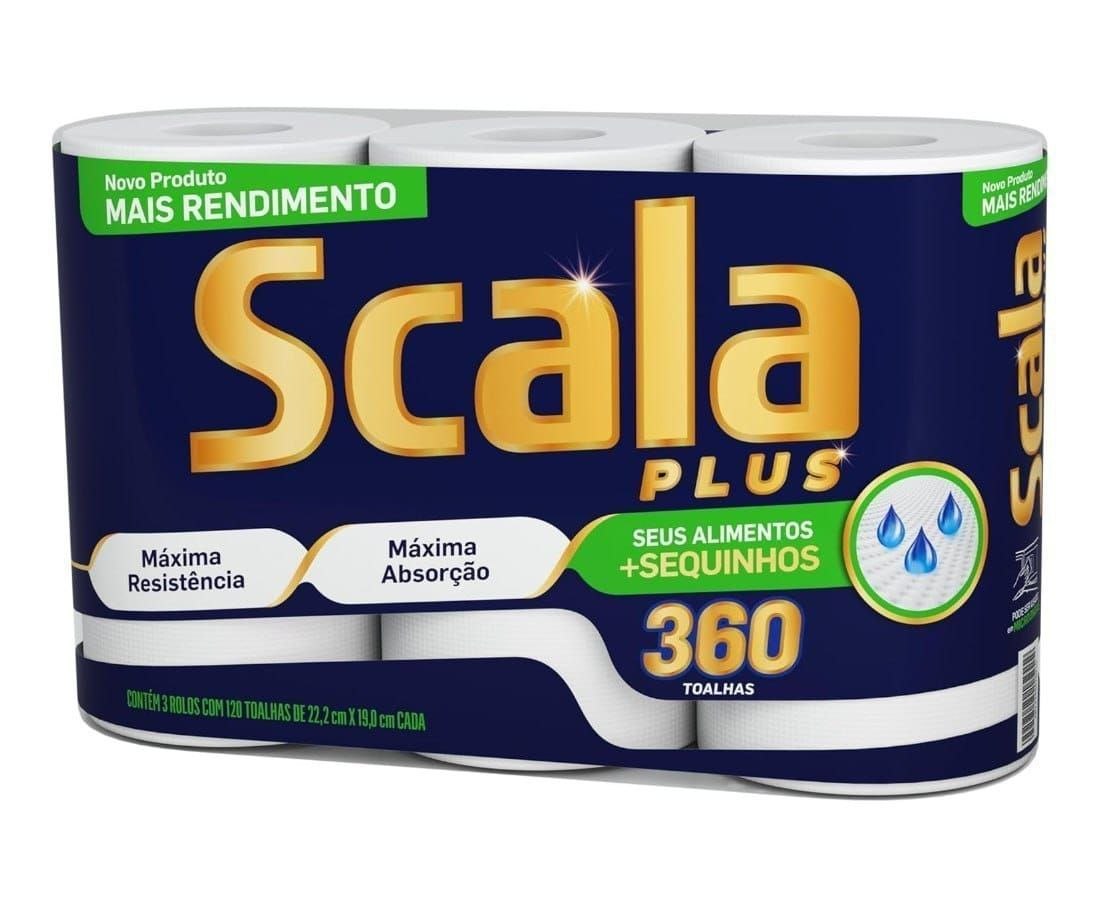 Papel Toalha Mega 360 Toalhas Scala Plus