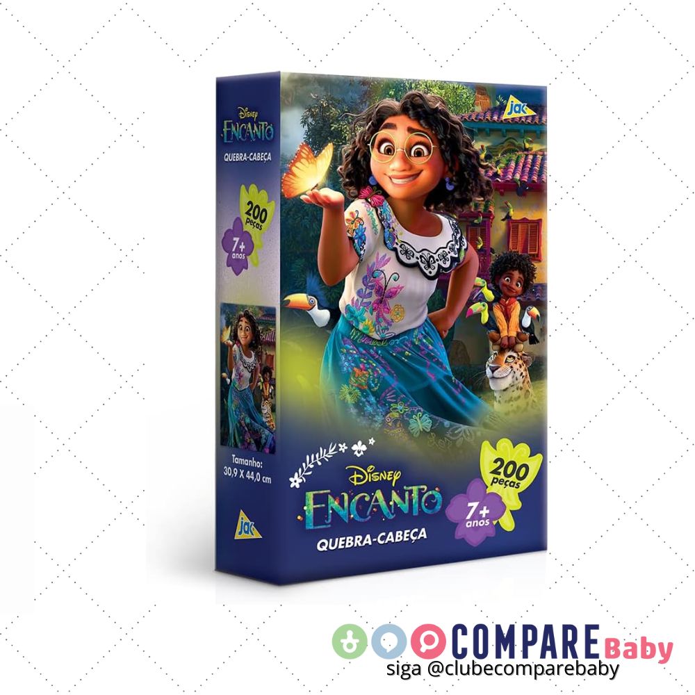 😍 Encanto - Quebra-cabeça - 200 peças - Toyster Brinquedos