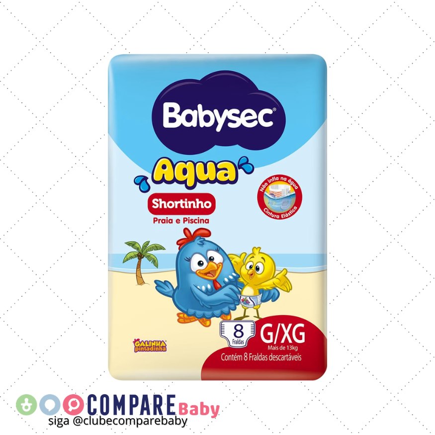 😍 Sof Fralda Babysec Aqua G E Xg 4X8