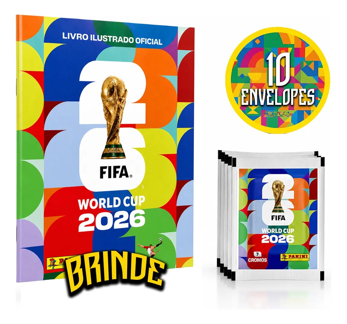 🎁 ÁLBUM BRINDE JÁ SAI NA CAIXA