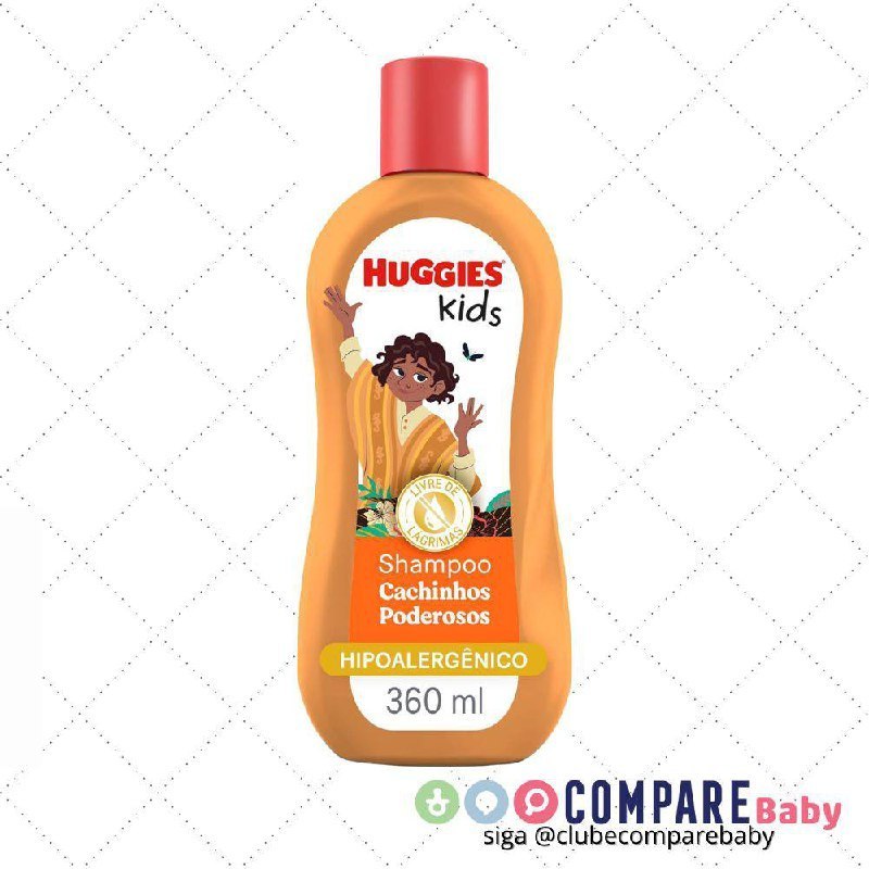 😍 Huggies Shampoo Kids Cachinhos Poderosos 360ml