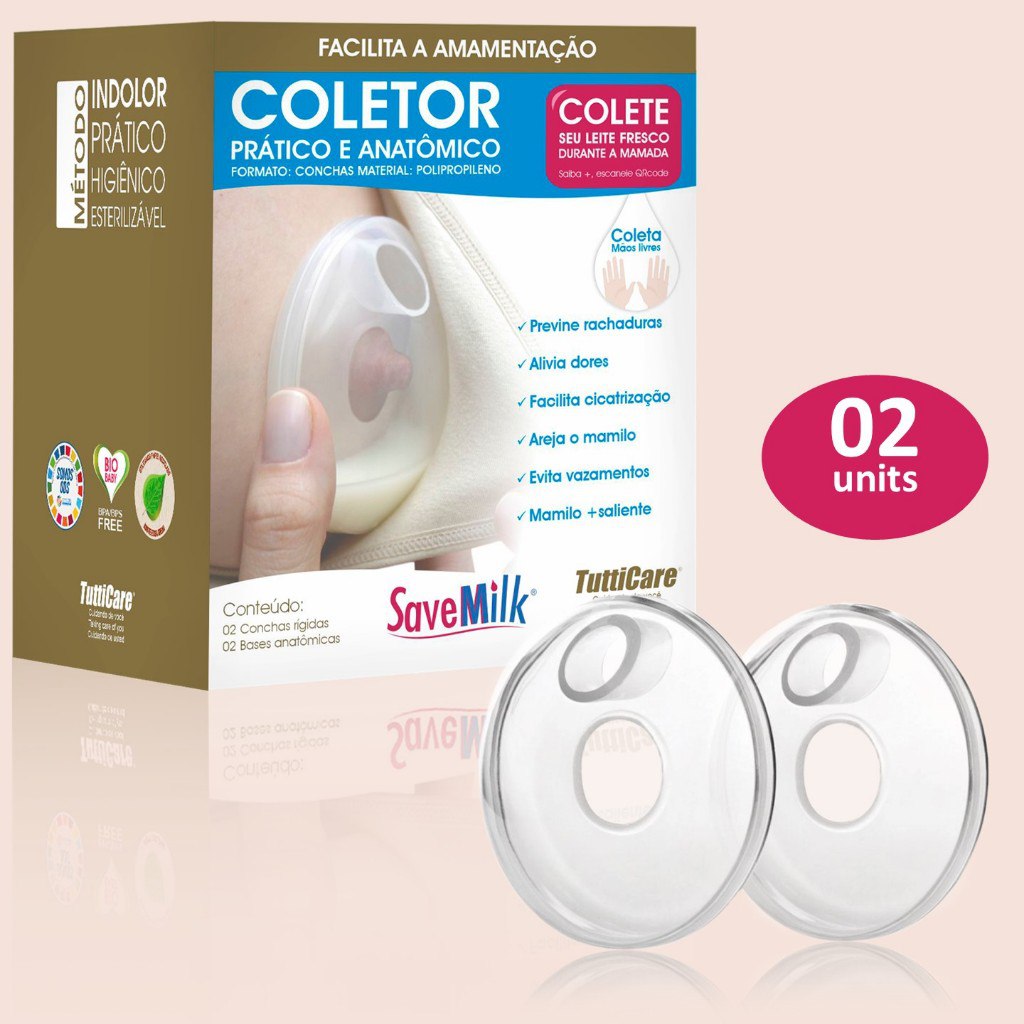 🛍️ CONCHA AMAMENTAÇÃO - CONCHA COLETORA DE LEITE MATERNO - PÓS PARTO