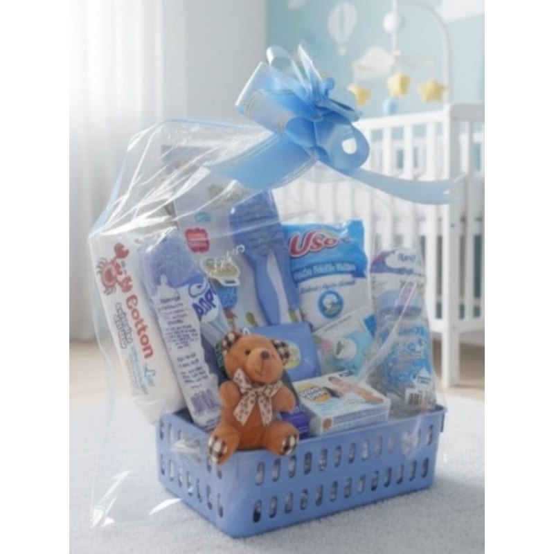 🛍️ Cesta do bebê Enxoval Presente Cha de Fraldas Maternidade Completa 15 itens Mamadeira