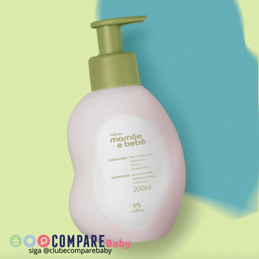 😍 Condicionador Infantil de 0 a 3 anos Natura Mamãe e Bebê 200ml